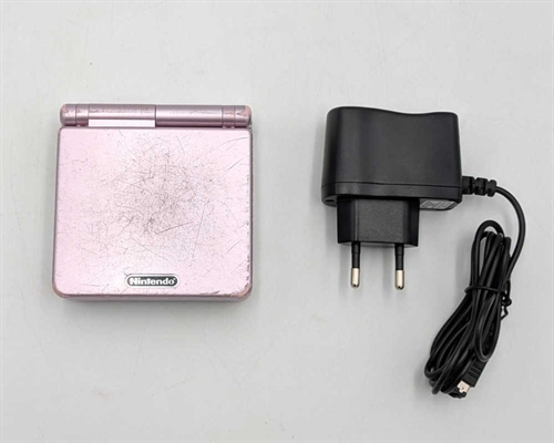 Gameboy Advance SP - Model AGS-101 - Pearl Pink - Console - SNR XEH50323975 (B Grade) (Used)